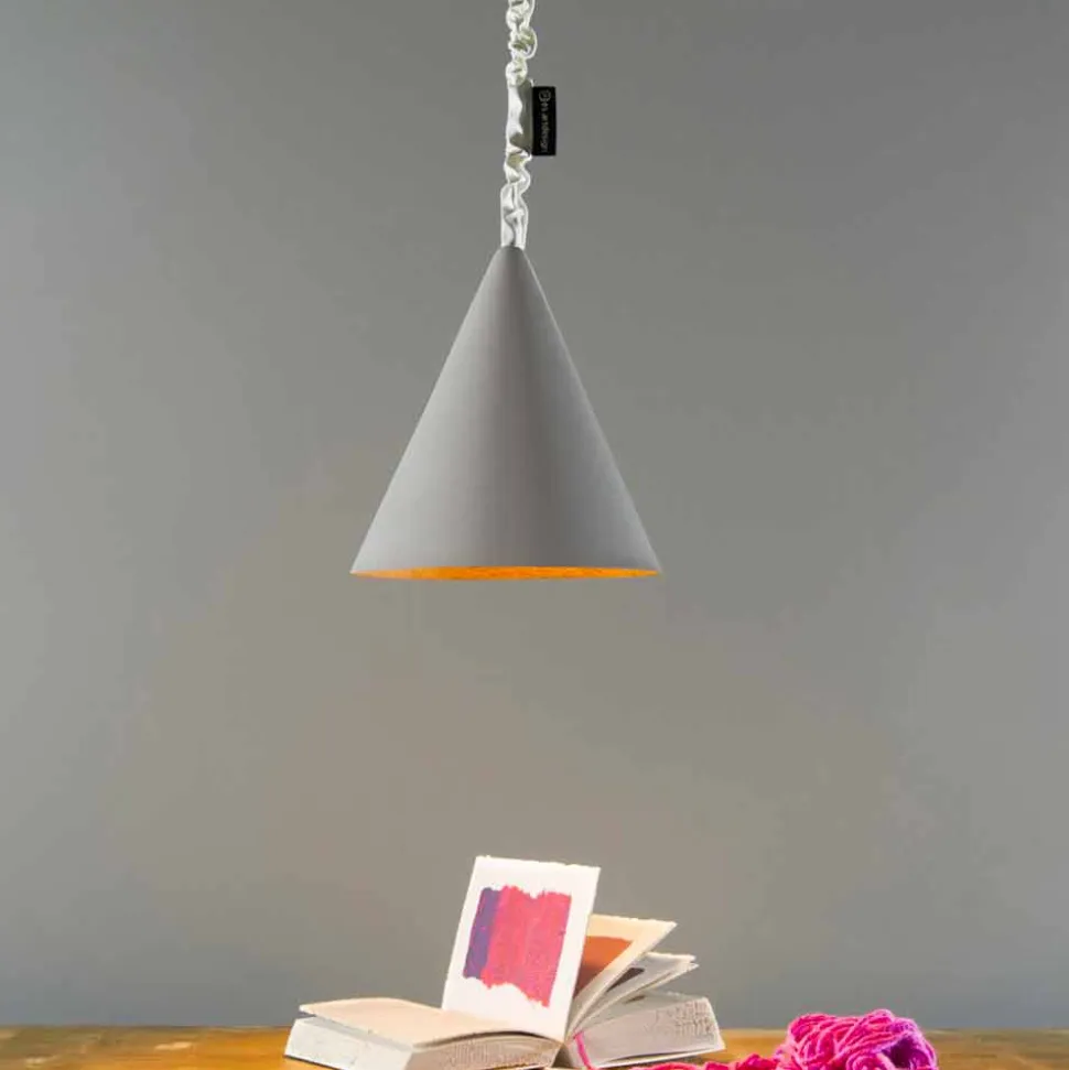 Lampada moderna sospesa In-es.artdesign Jazz Cemento finitura cemento