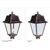 Lampada Muro per Esterno Stile Vintage in Alluminio Made in Italy - Doroty