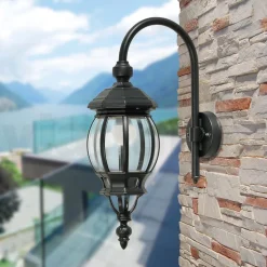 Lampada Parete da Esterno Stile Vintage in Alluminio Made in Italy - Impero
