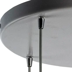 Lampadario a Cinque Cupole Sospeso in Vetro Veneziano Made in Italy - Lucilla