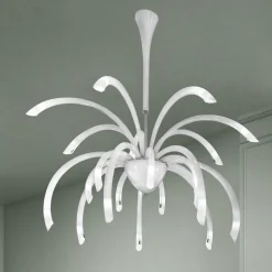 Lampadario a 21 Luci in Vetro Veneziano Fatto a Mano in Italia - Jason