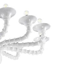 Lampadario Artigianale in Vetro Veneziano Soffiato Stile Classico - Vanity