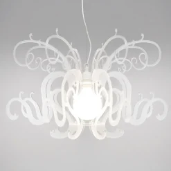 Lampadario a Sospensione in Plexiglass Bianco o Nero Riciclabile - Sancio