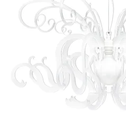 Lampadario a Sospensione in Plexiglass Bianco Design Riciclabile - Sancio