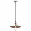Lampadario a sospensione stile industriale Ferroluce