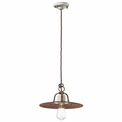 Lampadario a sospensione stile industriale Ferroluce