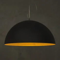 Lampadario Bicolore in Laprene e Nebulite - Mezza Luna by In-es.artdesign