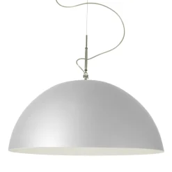 Lampadario bicolore moderno In-es.artdesign Mezza Luna in nebulite