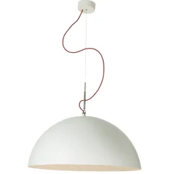 Lampadario bicolore moderno In-es.artdesign Mezza Luna in nebulite