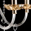 Lampadario classico di design a 9 luci in vetro e cristallo Belle