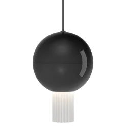Lampadario con Cilindri in Vetro Canneté Made in Italy - Oris