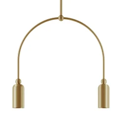 Lampadario con 2 Luci in Diverse Finiture Made in Italy - Signora