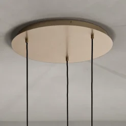 Lampadario con 3 Luci in Vetro Soffiato a Forma di Sfera Made in Italy - Prilla