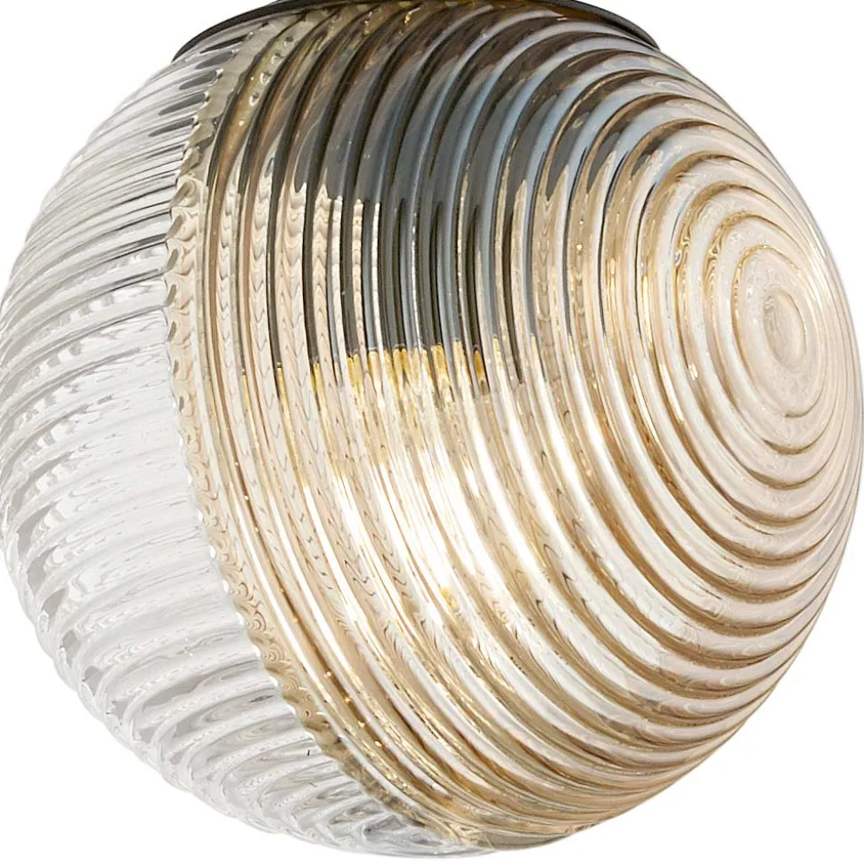 Lampadario con 3 Luci in Vetro Soffiato a Forma di Sfera Made in Italy - Prilla