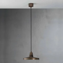 Lampadario di design stile industriale in ferro anticato Monica