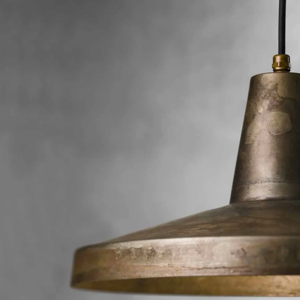 Lampadario di design stile industriale in ferro anticato Monica