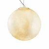 Lampadario di moderno design In-es.artdesign Luna bianco in nebulite
