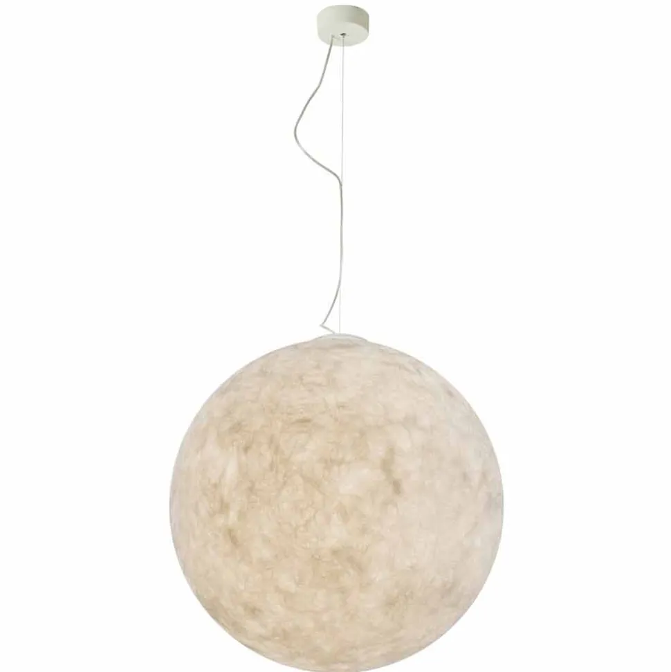 Lampadario di moderno design In-es.artdesign Luna bianco in nebulite