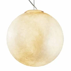 Lampadario di moderno design In-es.artdesign Luna bianco in nebulite