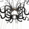 Lampadario di moderno design in plexiglass prodotto in Italia, Malito