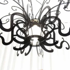Lampadario di moderno design in plexiglass prodotto in Italia, Malito