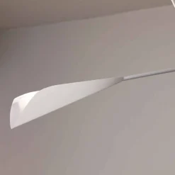 Lampadario in Acciaio Verniciato Bianco Fatto a Mano Made in Italy - Elica