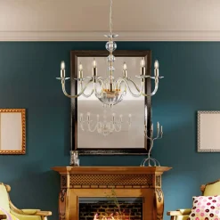 Lampadario in con Vetro e Strass Made in Italy - Madrid