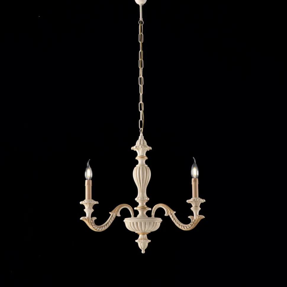 Lampadario in Legno di Diverse Misure Made in Italy - Milano