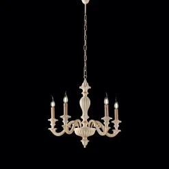 Lampadario in Legno di Diverse Misure Made in Italy  - Milano