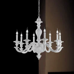 Lampadario in Legno di Diverse Misure Made in Italy - Milano