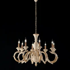 Lampadario in Legno Made in Italy in Diverse Finiture e Misure - Firenze