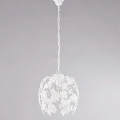 Lampadario in metallo con strass in cristallo per interni eleganti – Orchidea