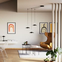Lampadario in Metallo di Diverse Finiture Made in Italy - Mira