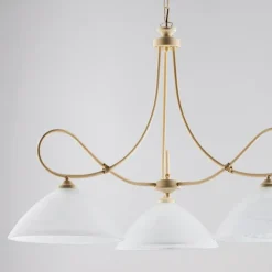 Lampadario in metallo e ceramica per valorizzare gli interni – Eclisse
