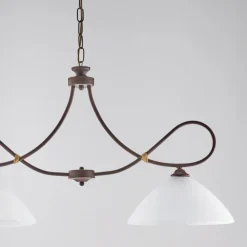 Lampadario in metallo e ceramica per interni eleganti – Eclisse