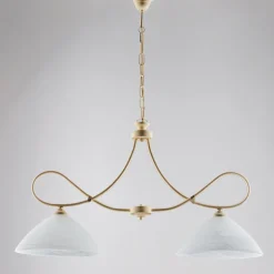 Lampadario in metallo e ceramica per interni eleganti – Eclisse