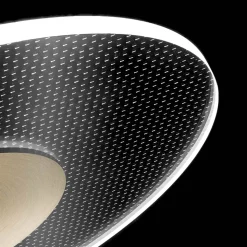 Lampadario in Metallo e Diffusore in Plexiglass Micro-Puntinato - Nora