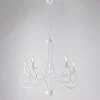 Lampadario in metallo e vetro per illuminare interni con stile elegante – Laguna