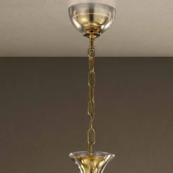 Lampadario in Vetro Veneziano a 5 Luci Fatto a Mano in Italia - Vittoria