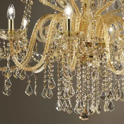 Lampadario 27 Luci in Vetro Veneziano Fatto a Mano in Italia - Fiorentino