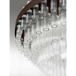 Lampadario Moderno di Lusso in Vetro Soffiato Artigianale Italiano - Maesta