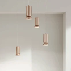 Lampadario Moderno in Alluminio Verniciato a Polvere e Cavo Regolabile - Buxus