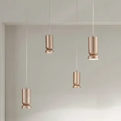 Lampadario Moderno in Alluminio Verniciato a Polvere e Cavo Regolabile - Buxus
