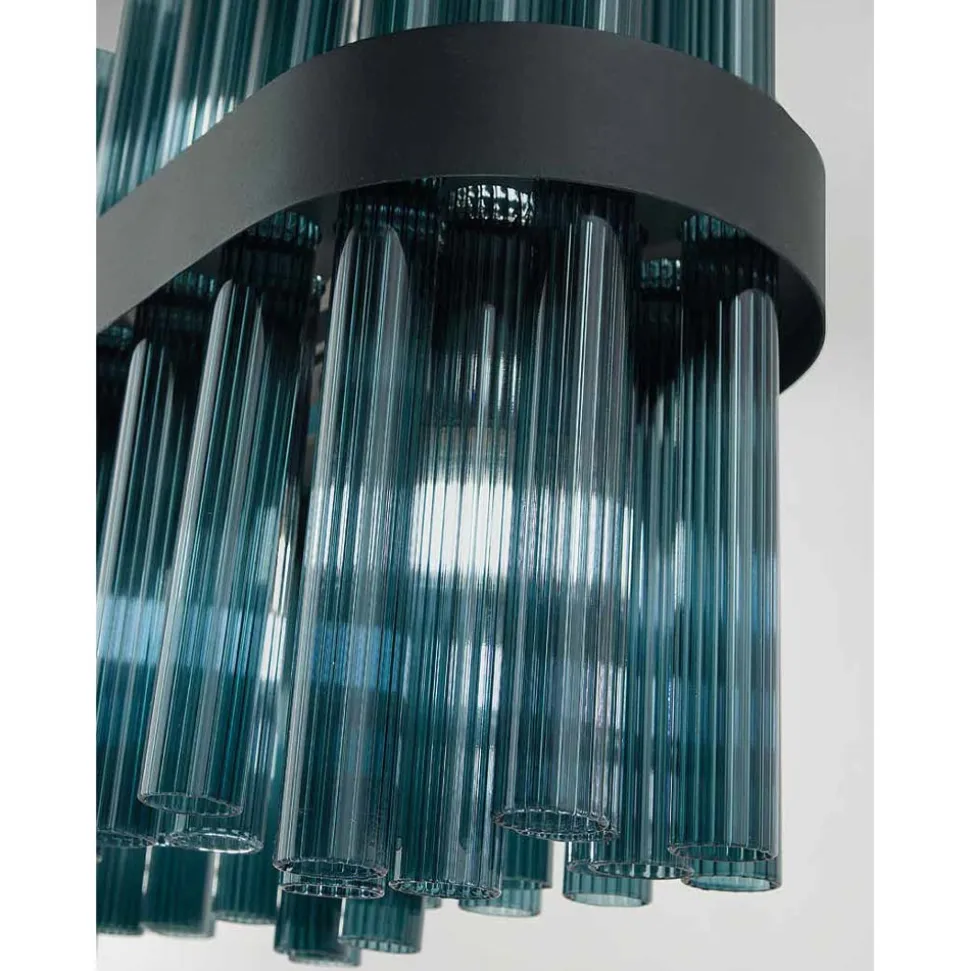 Lampadario Moderno in Vetro Soffiato di Lusso Artigianale Italiano - Maesta