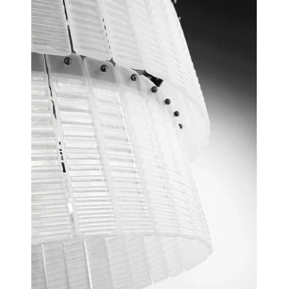 Lampadario Moderno 12 Luci in Vetro Artigianale Lusso Italiano - Valadier