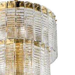 Lampadario Moderno 36 Luci in Vetro Artigianale Lusso Italiano - Valadier