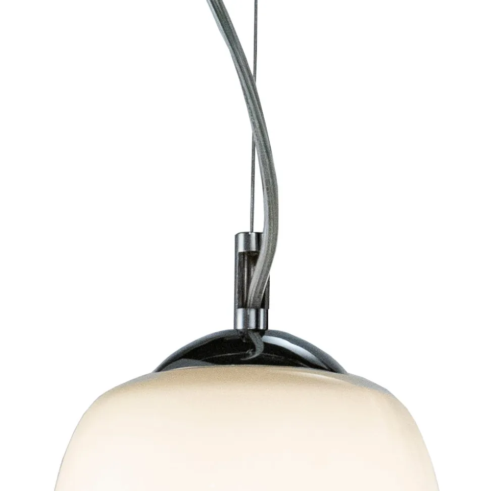 Lampadario Sospeso a Due Lumi in Vetro Soffiato a Mano Made in Italy - Soffio