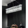 Lampadario Sospeso Classico Lusso in Metallo e Cristallo Molato - Zolando