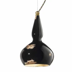 Lampadario sospeso in stile retrò in ceramica Ferroluce