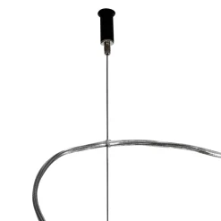 Lampadario Verticale a Tre Lumi in Vetro Incamiciato Made in Italy - Lumira
